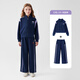 Disney Girls Suit Spring and Automne Fashionable Sportswear Suit Fashionable Girl Coat Pants Rabbit Officier de police Navy 160
