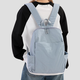 Mochila simple y moderna nueva estilo de estilo europeo y americano mochila liviana para niñas para niños bolsa de viaje macaron verde un tamaño