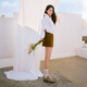 
NEW BALANCE [Same Model for Zhang Yuanying] NB official 25 new men's and women's shoes comfortable and versatile sports and casual shoes 204L series light brown U204LMMA 36 (foot length 22cm)