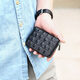 Goldlion Crocodile Muster Card Bag Herren echtes Leder Großkapazität Herrener Multi-Karten-Mode-Jugend-Orgel kleiner Karten Vorhaut 3892 Krokodil zurück (Top-Layer-Cowd.)