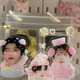 MU YUNYAO fan Chengcheng Cartoon Mute Shape Desktop Ornements Figure Pendants Unique Double-couche Design Fans incontournable 8