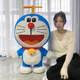 Nette Doraemon Blue Fett Plug-In-Bausteine ​​für Erwachsene 3D dreidimensionale Montage-Puzzlespielzeuggeschenkschmuck Brown CT5012 Fuchs Kaninchen