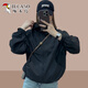 Woodpecker Chocker Clothes Femme Femme Femme 2025 Été Nouveau Soleil Vêtements de protection Small Short Top Veste Vêtements Femmes Black (Summer Sun Protection) M (suggéré 100 Jin [Jin est égal à 0,5 kg]))