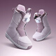 Nan En Ski Shoes Women's Snowboard Snow Shoes Carved Ski Equipment Freestyle Women's Ski Boots Rose Purple 37