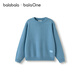 Balabala children's clothing children's sweaters boys and girls 2025 winter round neck sweaters bottoming sweaters 209425103203