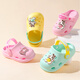 Babudou children's slippers for boys and girls baby hole shoes soft sole indoor anti-slip sandals for home infants and toddlers beach shoes yellow 8027 18 inner length 13.5cm suitable for foot length 12.5-13cm