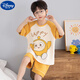 Disney children's pajamas summer thin loose breathable short sleeve shorts two-piece set boy cute cartoon home clothing suit TN-short round-693# Come on, reader 170 size 8 recommended height 90-103CM
