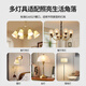 Jinggong LED corn light bulb energy-saving light bulb E14 small screw socket high-power three-color dimming chandelier household high-brightness light source 24W three-color dimming
