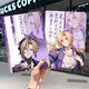 Muhou 2d neuer Charakter Hugo Game Fan Peripheralals eignen sich für Huawei Matepadpro Small Glory x8pro 5pro 5pro Flat Shell Apple iPad2022 [zwei Falten ohne Stiftschlitz] AQ9214 iPad Pro 2022/2021 Version (11 Englisch