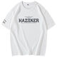 Soodu Shark Herren-T-Shirt Kurzärärmig-Buchstaben Eagle Drucken Lose großer Größe 260 Weiß [56-6218#] xs [80100jin [Jin entspricht 0,5 kg]]