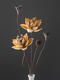 Wasabi Ornamentos de flores secados al aire Bouquet lotus pods ramas secas Arreglo flores de la sala de té natural decoración de la sala de estar decoración de flores falsas combinación de flores secas 5009 bolso de flores secas