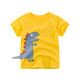 TTPMER SUMME BOY T-shirt à manches courtes Coton Carton Dinosaur Design Ins Style 9716 Military Blue 100