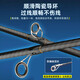 Newbie Luya rod full set professional Luya equipment carbon long throw black rod sea fishing bass fishing 2.4m long throw sea fishing match with left-hand water drop wheel set