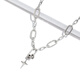 Qlady Cross Star Sweater Chain Мужчины и женщины модное ожерелье легкая роскошная ниша 2025 Новая модные аксессуары для цепи клавиля
