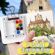 The little toys that dream girls like 7-8-1214-year-old girl gift birthday children's most popular picture book mini [8 color pigment box] + 12 color pigment + painting book [Send clip + water pen] Little girl toys 10-15