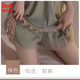 Katzenmänner Frauen -Pyjamas mit Brustpolster Sexy Ice Seidenfee Rock 2025 Sommerspitze Schönes Heimkleidung Set süß P3886 Garnelenpulver (Außengewand + Gürtel) 3xl