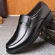 Chaussures en cuir masculin Huilijun, chaussures en cuir de grande taille, chaussures en cuir respirant, chaussures en cuir décontractées, chaussures en cuir d'affaires, chaussures de papa, chaussures en cuir d'affaires de travail, hommes 9901 noir / [Business and Casual] 38 38