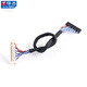 Zejie FIX-30PIN LCD LVDS dual 8-screen cable with buckle and ground wire 25/30/40/50/60/100/150 FIX-30PIN without card 250MM without Specifications