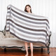 Badetuch für Frauen weich 90x180 Plus Größe für Herren Haushalt reines Baumwollwackelhandtuch Paar absorbieren Wasser Schnell trocknen Baumwollprinz Blaues Badetuch - Standard Nummer 14 14070