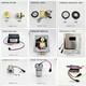 Adapted to Hengjie 5114 urine sensor 5132 squat pit 12033 stool flusher panel valve body battery box