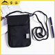 
Raft core close-fitting neck passport bag travel abroad air ticket large mobile phone bag crossbody bag waterproof certificate bag custom printed logo upgrade 7 compartment/anti-theft black