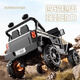 Bebel children's electric car four-wheel off-road car can be seated with remote control for children, baby toys, four-wheel drive stroller, high-end red [dual drive + 12V4 battery + remote control]
