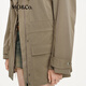 
MO/Co. Jacket 2025 Autumn New Product OVERSIZE Working Pocket Drawstring Waist Hunting Jacket MBE3COT011 Toffee Color M /165