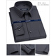 CEO Yageor 2025 New Yager Shirt Herren-langärmelte Baumwollfreie buhnchenfreies Geschäft im mittleren Alter lässig locker kariertes Hemd Langarm 6629 38