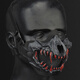Demilong Fang Mask Tactical Protection Half Face COS Cycling Equipment High Breathable Double-Layer Wire Mask MA14101BK