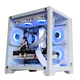 Wanjia Gu Yongzhe MINI white computer case desktop MATX sea view room 240 integrated water-cooled full side transparent ITX desktop Gu Yongzhe MINI white
