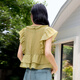 
Eifli (eifini) Eifli multi-layer sleeveless ruffle shirt small top for women 2025 summer new fashion design top for women olive green pre-sale [July 14] Posted M