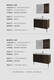 SANQIHU 6212 Serie Combinación de gabinete de baño Combinación de madera maciza simple e inteligente BC6212-120