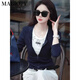 
MAGIOPY International Luxury High-end Brands High-end Brand Casual Sports Set Women's 2025 Spring Slim and Slim Cardigan Top + White Pants S (100 Jin [Jin equals 0.5 kg])
