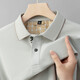 
Hailan Home's new summer men's lapel T-shirt simple and fashionable white men's short-sleeved POLO shirt cotton t-shirt top 6628 purple M /48 [recommended 100-125b