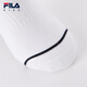 FILA antibacterial children's socks 2025 autumn new casual elastic mid-waist socks for boys and girls, standard white-WT 1-3 years old S