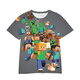 Bestimmte kirschartige 3D-gedruckte T-Shirt-Kurzärmer-grenzüberschreitende Kinderkleidung Cartoon gedrucktes Casual Tops Aktivitätsmodell 1105 xxs Kindercode 120