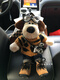 Yusenyi voiture mignon chien poupée poupée de voiture coussinet de main-d'œuvre bracelets multifonction dans le sac de carvins de carvins dans la boîte de tissus de dessin de la voiture