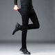 Sommerlaste Jeans für Männer reine schwarze schlanke Wäsche elastische High-End-Modemarke Casual Long Hosen vier Jahreszeiten TP 701 Black 30