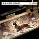 Ruqinlian ancient style cool mouse pads for extra large men and women's workstation office computer desk pads customized e-sports keyboard pads smooth thickened lock edge wrist pads support customized non-slip and wear-resistant 15124 [thickened lock edge, skin-friendly and smooth] length 1000mmX width 500mmX thickness 5mm