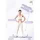 Self-swimming ski machine slimming legs and pelvic floor muscle trainer, beautiful leg machine, Pilates abdominal wheel, automatic rebound, multi-functional fitness board, split ski machine abdominal board - purple upgraded model (armrest + tension rope + skateboard