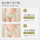 Cat Man Embarazant Women Women Women Pure Cotton Antibacterial Crotch 2025 Nuevo estilo de embarazo temprano, medio y tardío sin rastros, pantalones cortos de vientre de cintura baja [3 paquetes] verde + amarillo + color de piel XL [sugerido 120-140Jin [Jin equivale a 0.5 kg]]]