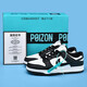Nike AJ Herrenschuhe Schlangenjahre Limited AJ1 Dritter Prinz Ao Bing Schwarz -Weiß -Panda Low Top Schuhe lässig Sneaker lieben dritte Prinz Ao Bing 9928 35