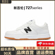 
New Balance Shoes 727 Spring and Summer Breathable Mesh Couple Shoes Casual Sports Shoes Men's Shoes ZS727 Black and White 40