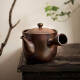 Yusen Yiweihun tea boiling home use tea boiling water pure hand-pulled old rock mud side large capacity wood-burning pot Rongtian brewing teapot Chaiyao left hand model 16813 conscience 1080ml 701mL (inclusive)-800mL (inclusive)