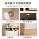 
Xinyouliangjia shoe cabinet home door modern simple cabinet entrance wall shoe cabinet three-door G046 white 80cm