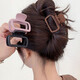 Small hair clip for women 2025 new small half-tied hair clip shark clip clip hair accessories for the back of the head 08 light brown 6cm
