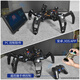 
Little R Six-legged Bionic Robot Spider Raspberry Pi 5 Deep Learning Programming Competition WiFi Video AI Intelligent Vision OpenCV Voice Control 4B Black (Finished Product Shipping) Raspberry Pi 4B8G Development Board