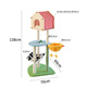 ZEZE farm house cat climbing frame cat nest cat tree integrated large-scale non-occupying cat toy formaldehyde 0 exceeds the standard