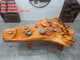 Muebles de madera muebles reales Tallado de té Mesa de té de árbol Té de té de té entero