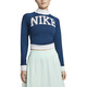 Nike New Women's Sports Print Casual с длинными рукавами футболка DQ6625-460 XL